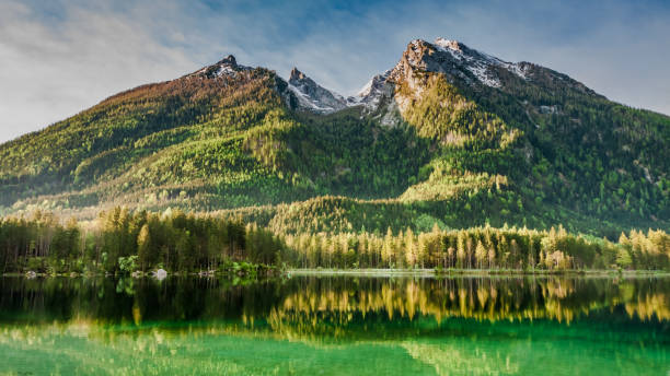 istock Sunrise at Hintersee lake in Alps, Europe 860491912
