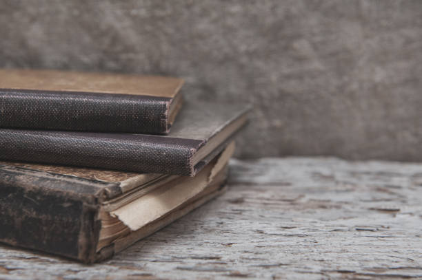 istock Vintage old books on the old wood 860499776