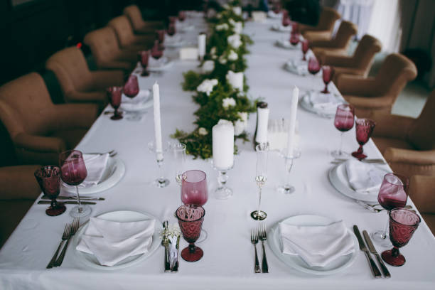 istock Decoration of tables at the wedding 860502954