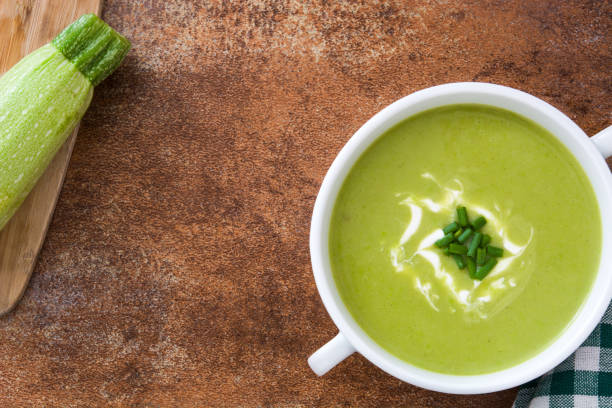 istock Zucchini soup in bowl 860504064
