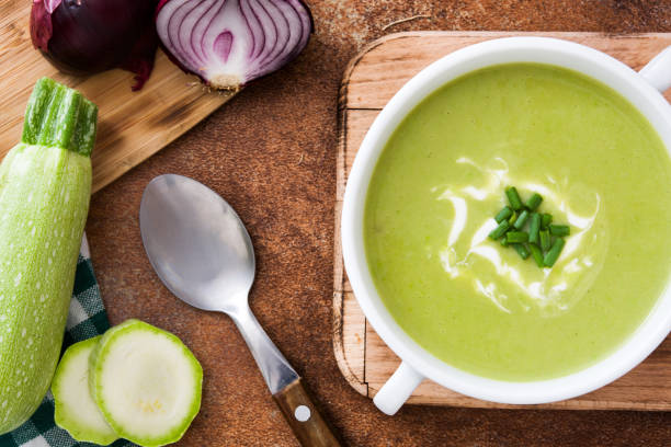istock Zucchini soup in bowl 860504258