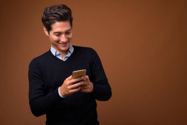 istock Studio shot of young multi-ethnic handsome man looking smart against colored background 860504940