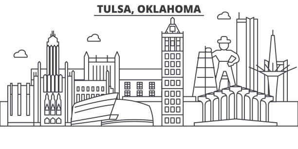 Tulsa Color Book 350+ Tulsa Skyline Stock Photos, Pictures & Royalty-Free Images - iStock