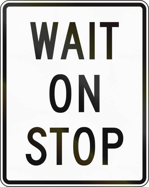 istock United States MUTCD road sign - Wait on stop 860523540