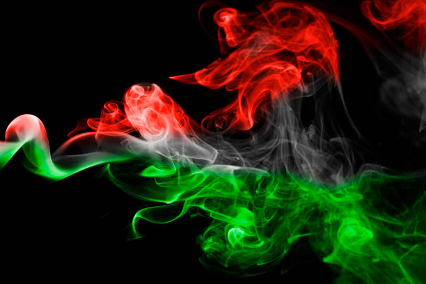 istock Hungary national smoke flag 860525386