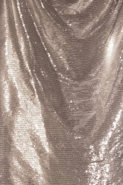 istock Silver patches on the fabric 860525482