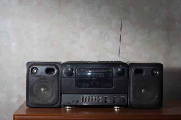 istock Radio tape on table,still life. 860528956
