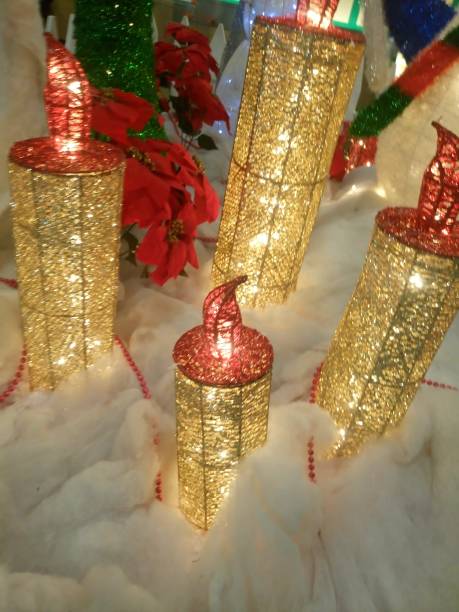 istock Christmas street decoration 860529940
