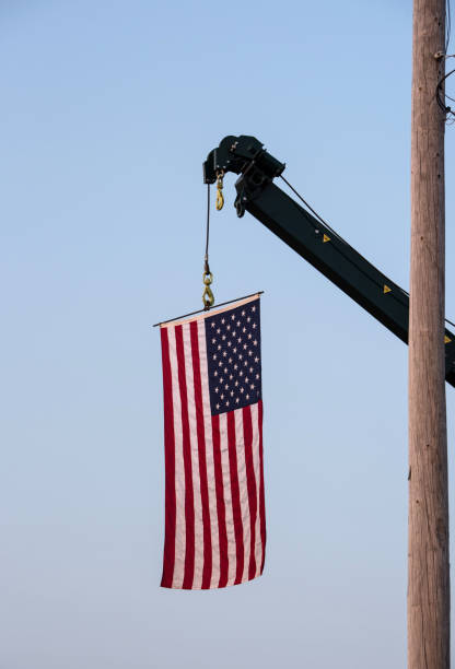 Big American Flag stock photo