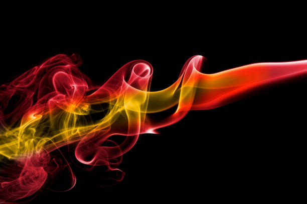 istock Spain national smoke flag 860532256