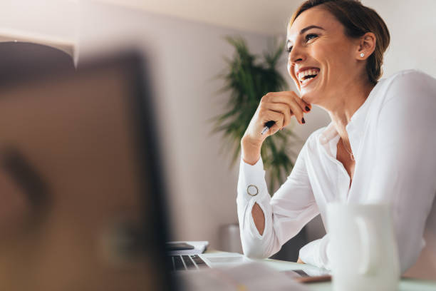 istock Business woman in office 860536962