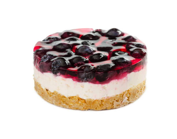 istock Cheesecake with jelly and fresh blueberries 860541576