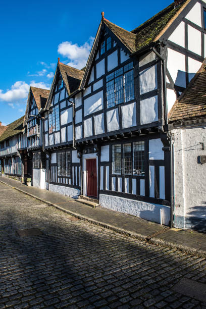 istock Traditional timber framed houses in Warwick, Warwickshire, England, UK 860557812
