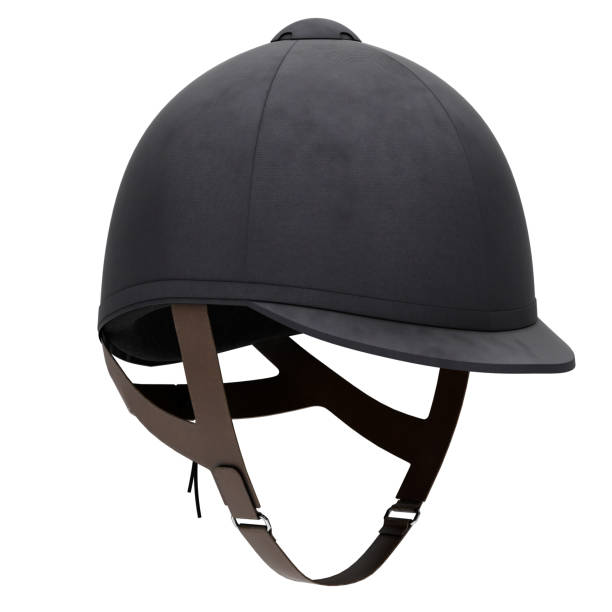 istock Classic Jockey horseride helmet 860566000