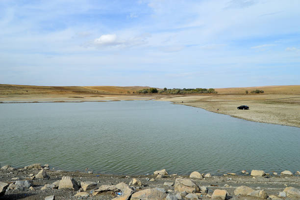 istock droughts, global warming resulting in droughts and diminution of dam waters. 860567442