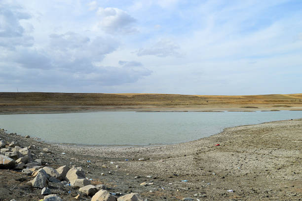 istock large rocks set in front of the dam, creating sets from the rocks, 860567452