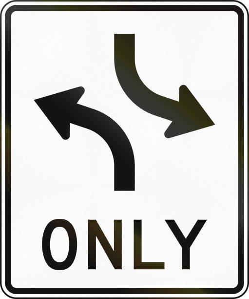 istock United States MUTCD regulatory road sign - Only left turn 860567556