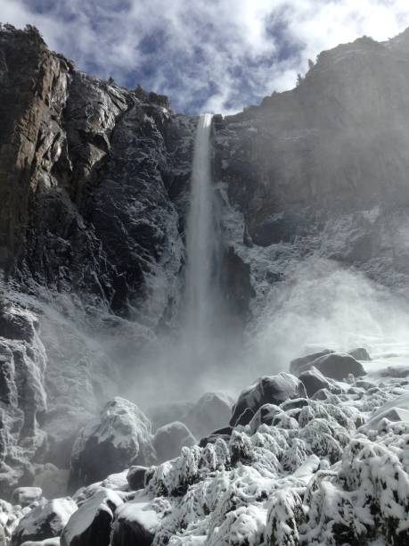 istock Yosemite falls in winter 860570850