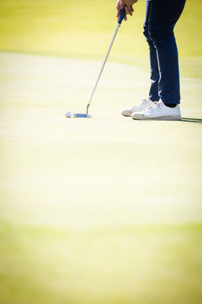 istock ale golfer putting a ball on a golf course in South Africa 860571088