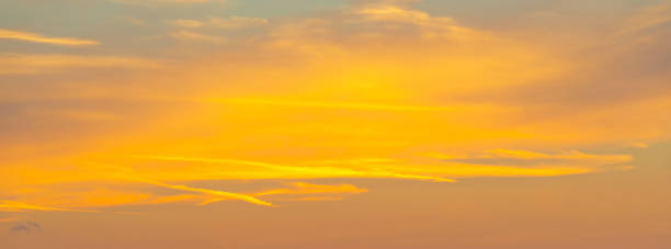 istock Clouds in a multicolored sky at sunset in summer 860574240