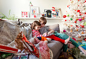 Siblings Sharing a Digital Tablet