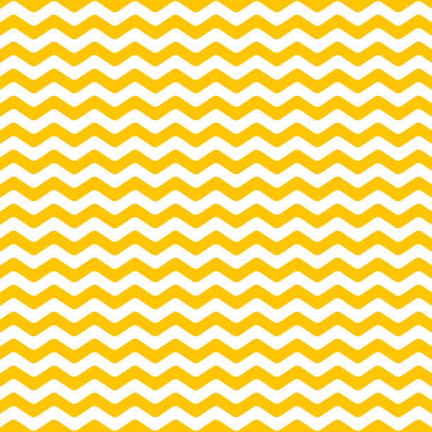 Pattern stripe seamless yellow and white colors. Wave pattern stripe abstract background vector. Pattern stripe seamless yellow and white colors. Wave pattern stripe abstract background vector. yellow background pattern stock illustrations