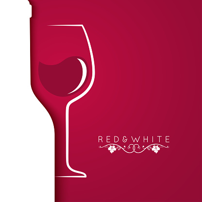 wine glass logo menu design background 10 eps
