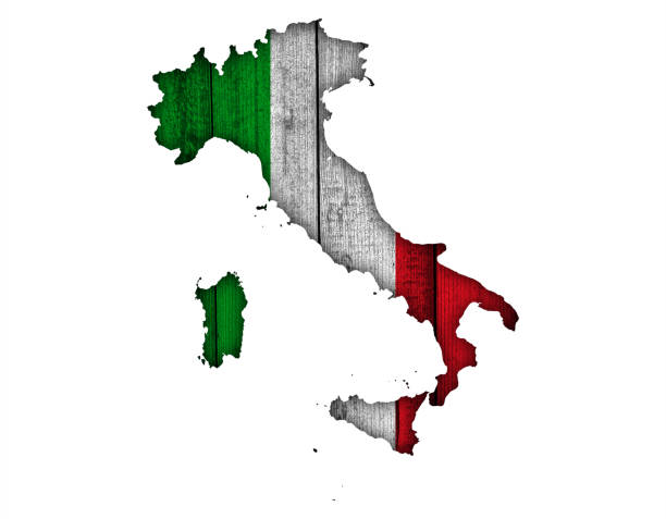 istock Textured map of Itlay in nice colors 860614512