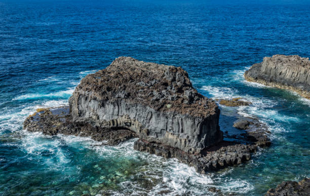 istock Small rock island in the coast in La Palma 860621396