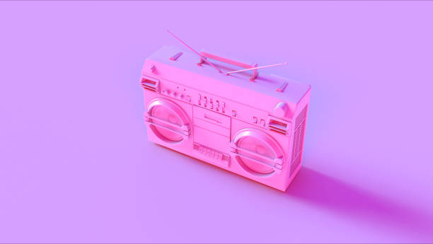 istock Pink Boombox 860621562