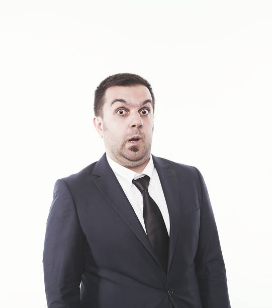 istock Humorous young businessman 860624114