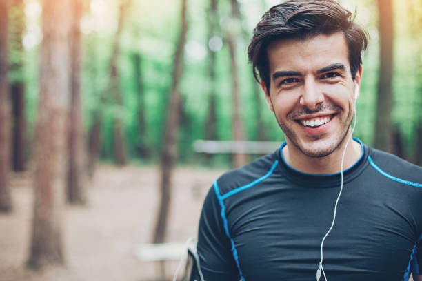 istock Young sportsman with copy space 860624292
