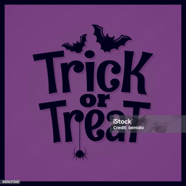 Tromper Ou Traiter Halloween Fond De Lettrage Vecteurs libres de droits et plus d'images vectorielles de Trick or Treat - Trick or Treat, Halloween, Logo