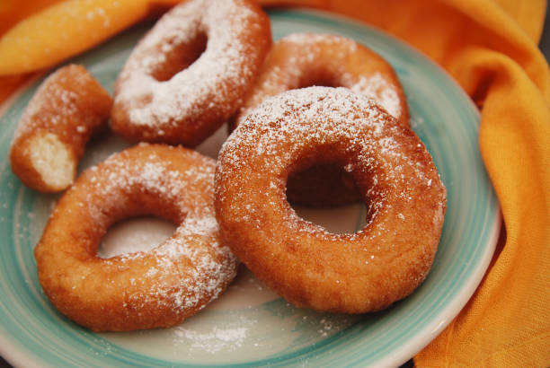 istock Sweet Sugar Doughnuts with Cinnamon Sugar 860632332