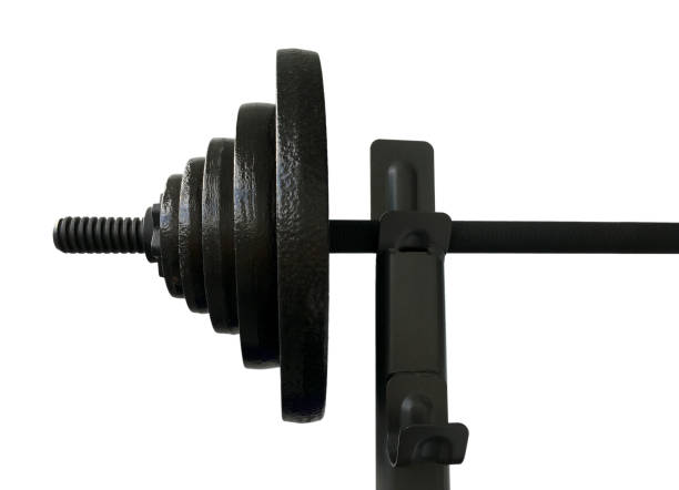 istock Barbell and pancakes isolated 860632386