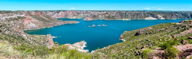 istock Panoramic view of a lake in Argentina 860635348