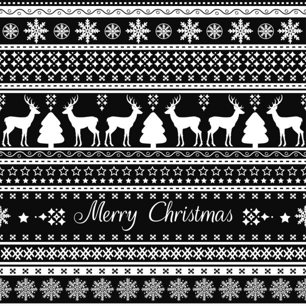 ilustrações de stock, clip art, desenhos animados e ícones de christmas seamless pattern with holiday decoration - abstract backdrop backgrounds christmas