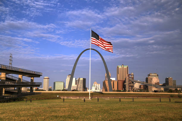 istock St. Louis, Missouri Skyline and the Gateway Arch. 860646612