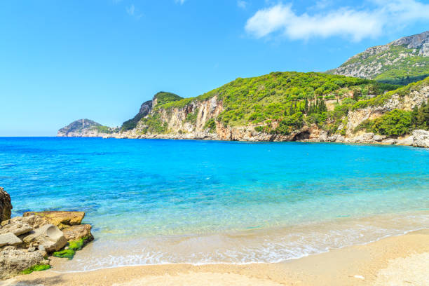 istock Limni beach in Corfu, Greece 860653524