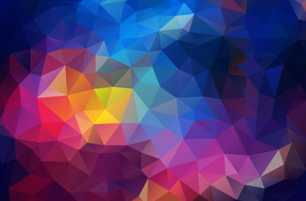 Abstract Geometric Triangle Wallpaper Stock Illustration - Download Image  Now - Abstract Backgrounds, Multi Colored, Geometric Shape - iStock