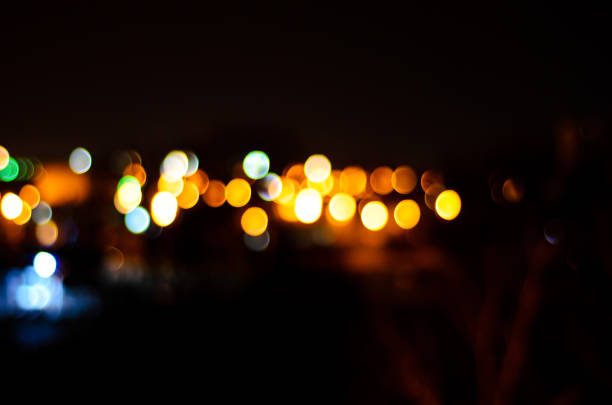 istock Blurred background of the car lights 860657814