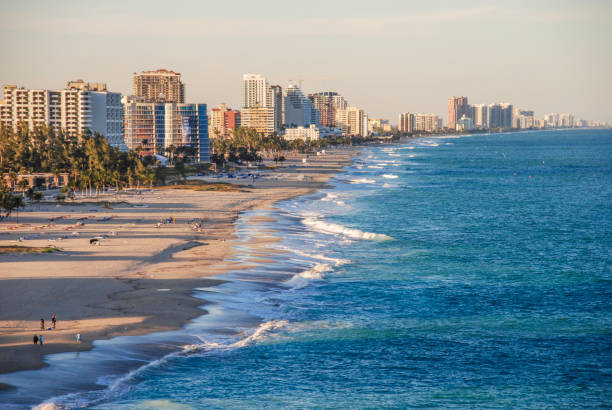 costa della florida - fort lauderdale foto e immagini stock