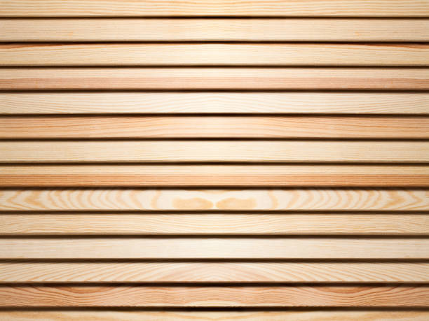Wooden blinds as a background. stock photo