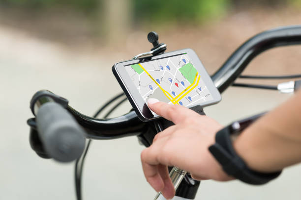 istock Finger Pointing At Smart Phone Showing GPS Navigation 860685974
