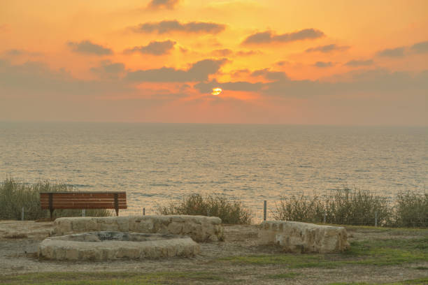 istock Campfire Pit overlooking the Mediterranean Sea in Israel 860690092
