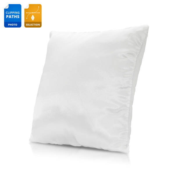 istock Blank pillow isolated on white background. Empty cushion for your design. Clipping paths object. 860712510