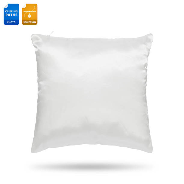istock Blank pillow isolated on white background. Empty cushion for your design. Clipping paths object. 860712520