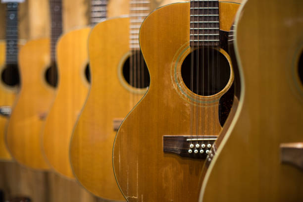 istock Vintage Acoustic Guitars 860715712