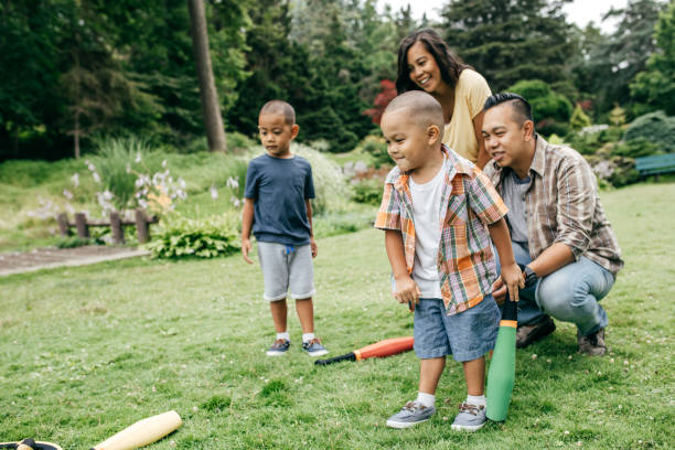 istock Family with two kids 860718784