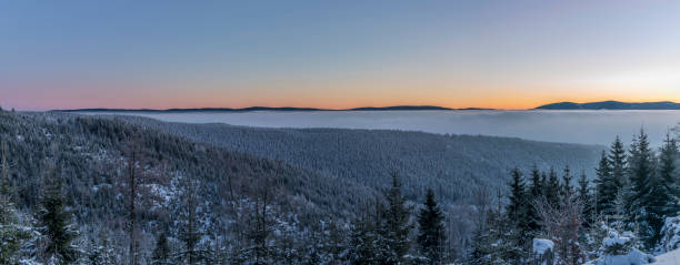 istock Morning with sunrise in Jeseniky mountains 860719006